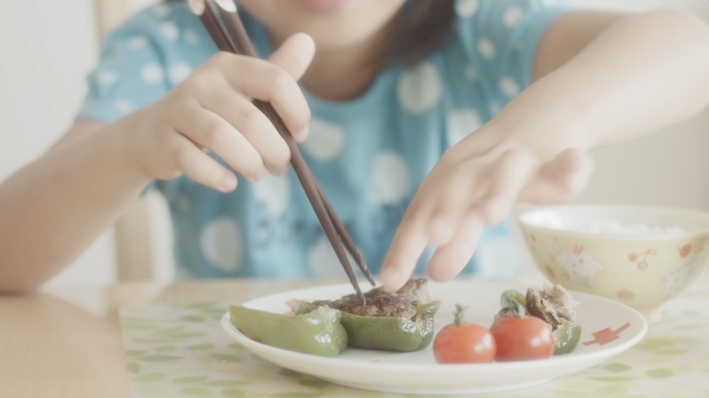 無情にも外されるピーマン