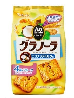 夏にピッタリな「オールレーズングラノーラ」　「ココナッツミルク味」