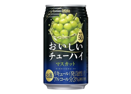 果汁たっぷり50％　マスカット味のチューハイ新発売