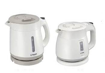 形やサイズ、色が調和　パステルカラーの「電気ケトル　わく子」登場