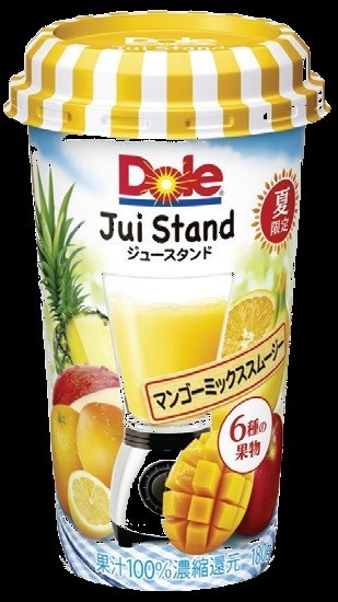 夏限定！6種のフルーツを使った「Dole JuiStand マンゴーミックススムージー」