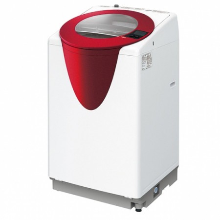 毛布など大物を出し入れしやすい「スラッシュ・ドラム」「AQUA」全自動洗濯機