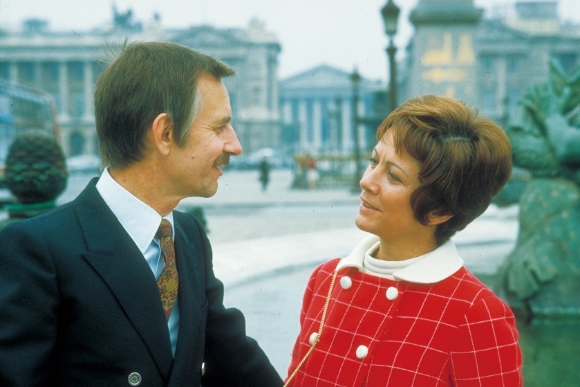 ポール・モーリアとイレーヌ夫人　（C）Jacques Aubert