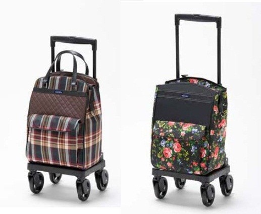 シルバーカーに抵抗感がある人にも...フランスベッドが横引き型ショッピングカート