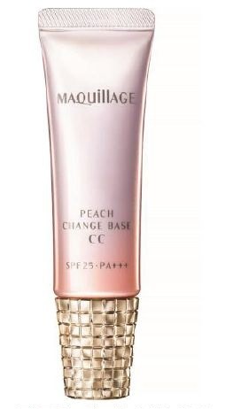 資生堂「マキアージュ」から日中用美容液・化粧下地「ピーチチェンジベースCC」新発売