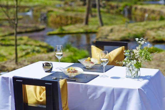 「星のや軽井沢」1日1組だけの夏季限定プライベートランチ「緑蔭の特等席」