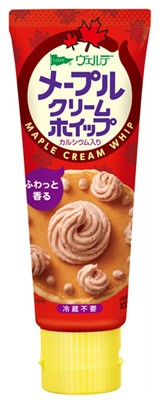 パン用スプレッド「メープルクリームホイップ」　豊かな香りとコクのあるバター風味