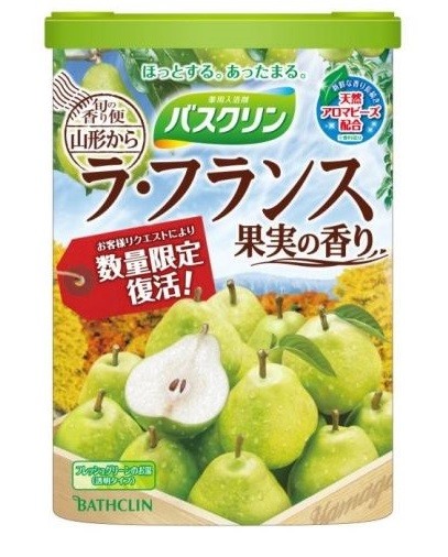 ひと足早く楽しむ秋の湯の香　薬用入浴剤「バスクリン ラ・フランス果実の香り」