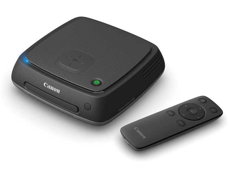 デジカメやビデオカメラをかざして写真や動画を取り込める　キヤノンのフォトストレージ「Connect Station CS100」