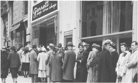 シカゴで創業した「ギャレット ポップコーン ショップス」1号店