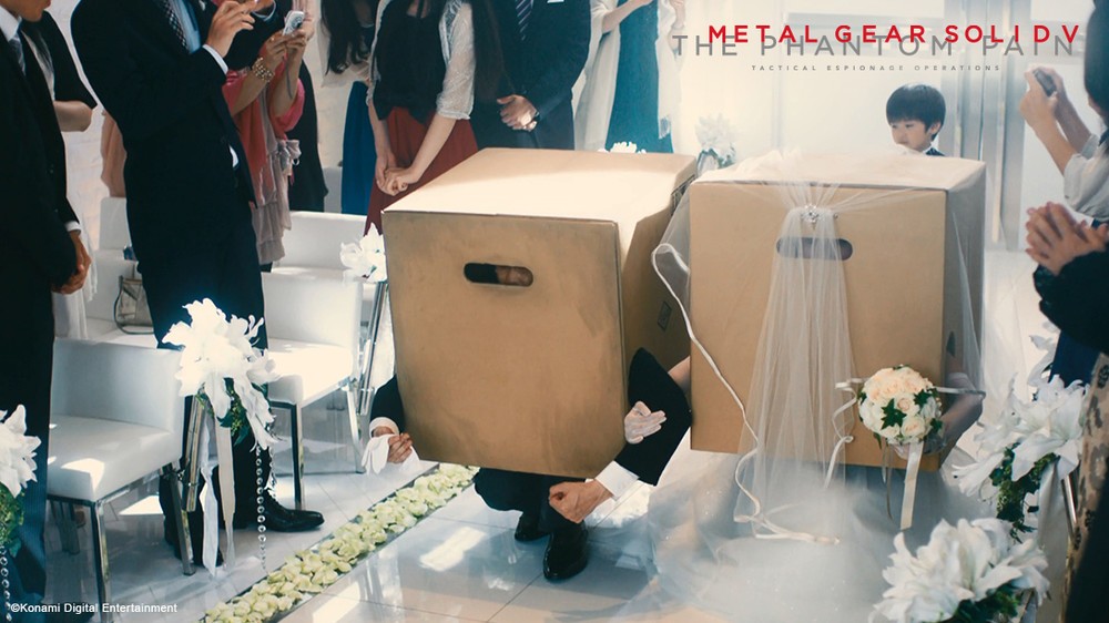 「メタルギア・ソリッド5： ザ・ファントム・ペイン」のテレビCM「箱入り娘、涙の結婚式」