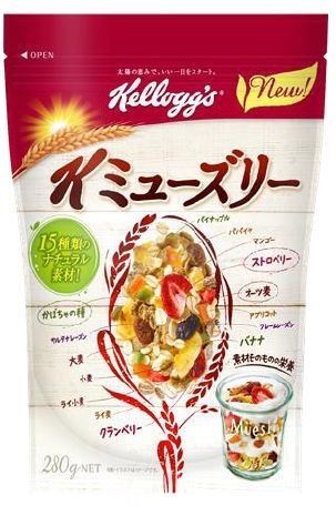 世界中で人気の自然派シリアルがケロッグからいよいよ登場！「Kミューズリー」新発売