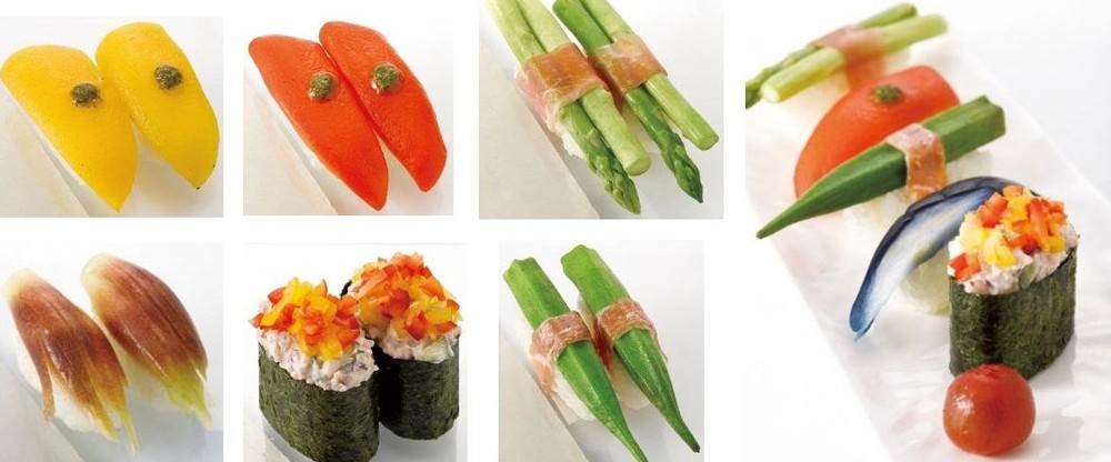 野菜の鮨も