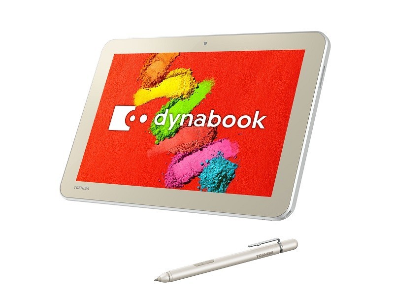 紙のノートのような書き味「アクティブ静電結合方式」ペン入力搭載　東芝から「dynabook Tab」2機種