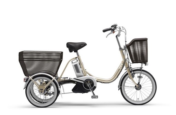 ヤマハ発動機、カラーリングを一新した3輪電動アシスト自転車「PAS　ワゴン」2015年モデル発売