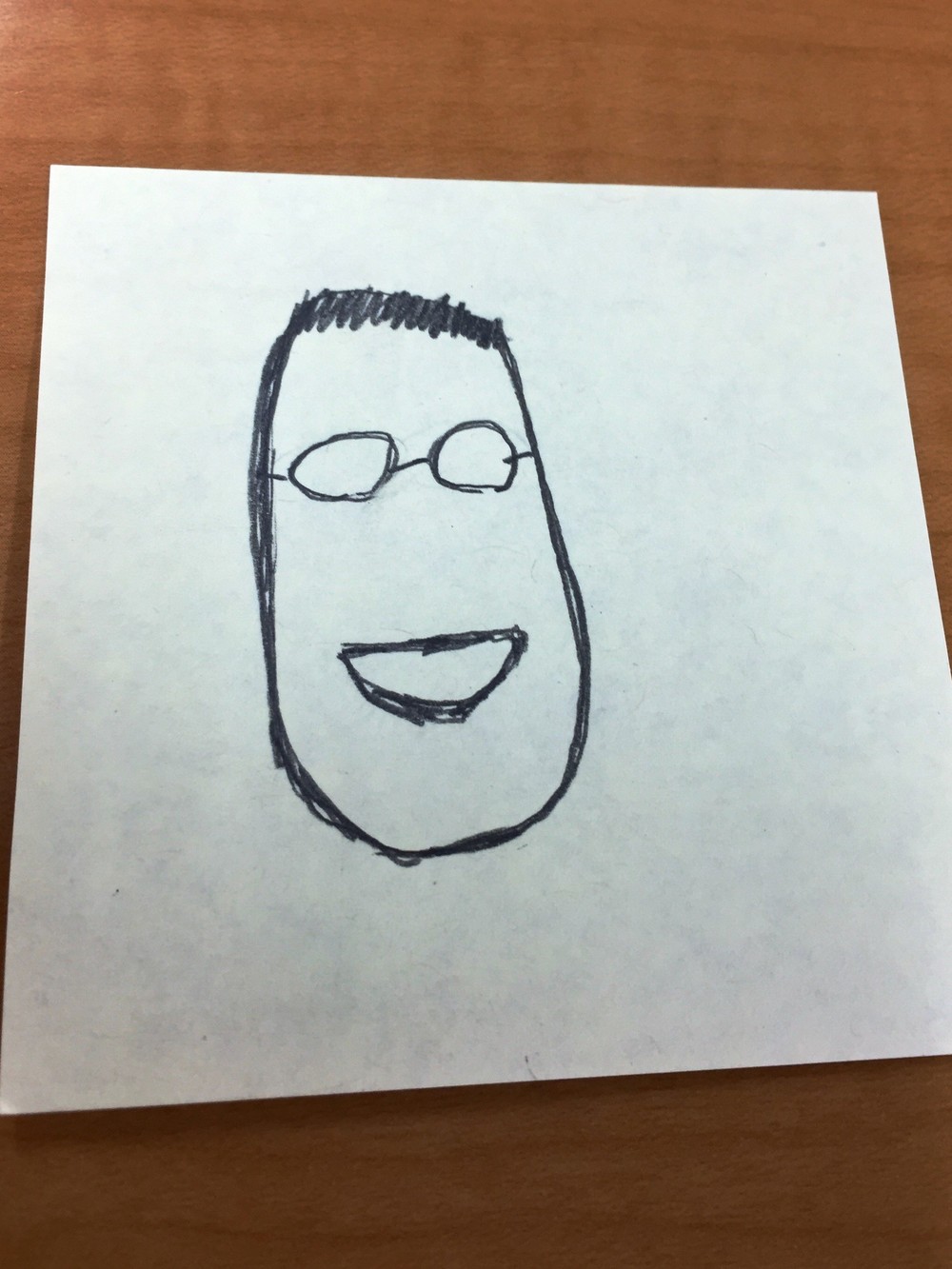 イメージで描いた阿藤快さん