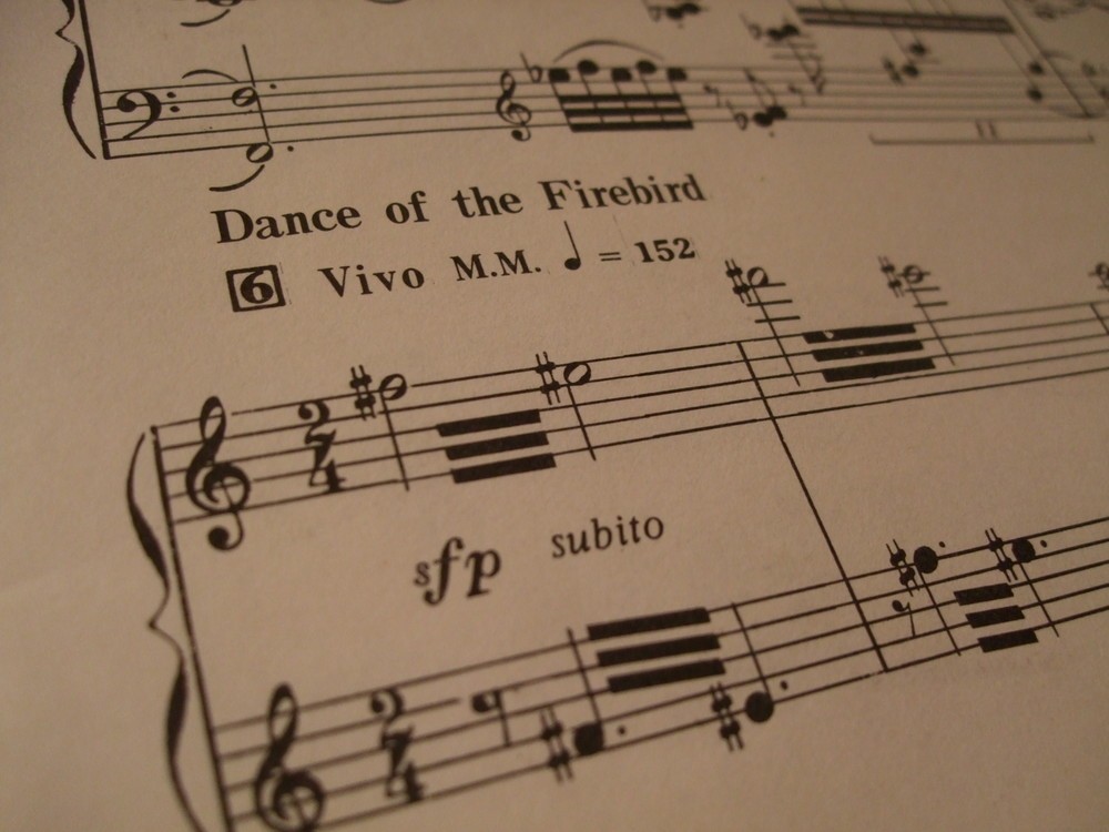 火の鳥　ピアノ編曲版の楽譜