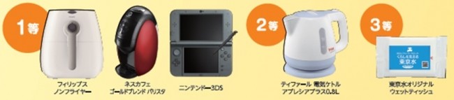 各種賞品が当たるスクラッチクイズも実施