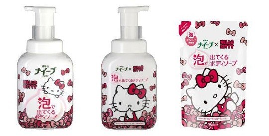 クラシエ「ナイーブ　泡で出てくるボディソープ　ハローキティ」発売