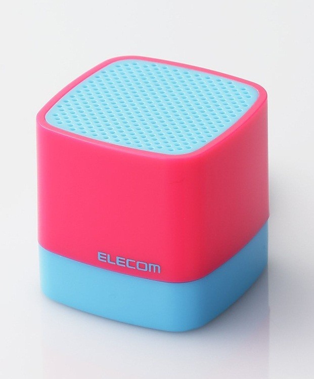 エレコムから約3センチ四方のキューブ型、ポップデザインの超小型Bluetoothスピーカー