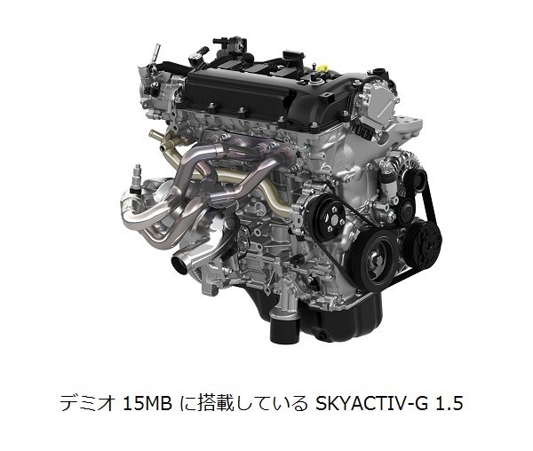 デミオ15MBに搭載しているSKYACTIV-G1.5