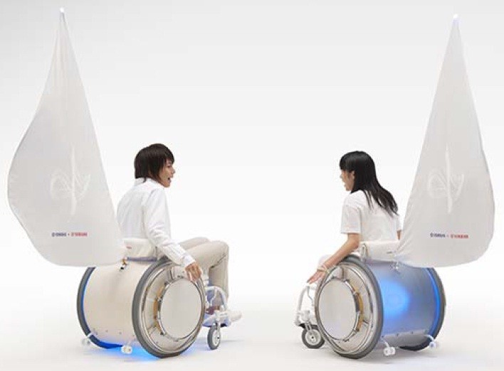 ヤマハ2社共同で音を奏でる電動アシスト車いす「&Y01」　波間を思いのままに駆け抜けるヨットをイメージ