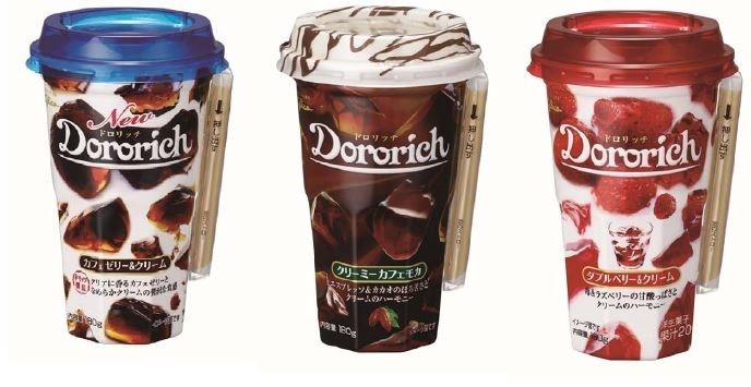 江崎グリコ、飲むスイーツ「ドロリッチ」シリーズを刷新　新製品1品＆リニューアル2品発売