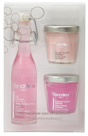 マッサージコスメとキャンドルのセット