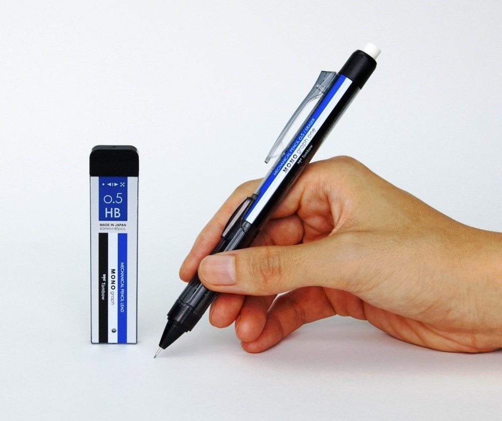シャープペンと芯をMONOブランドでスタイリッシュに統一「モノグラフワン」と「モノグラフMG」　トンボ鉛筆