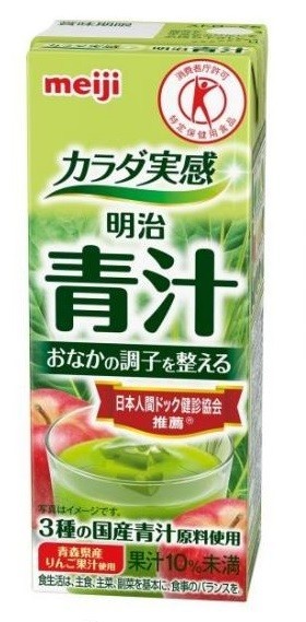 ドリンクタイプ初のトクホ「明治 青汁」発売　「日本人間ドック健診協会」推薦