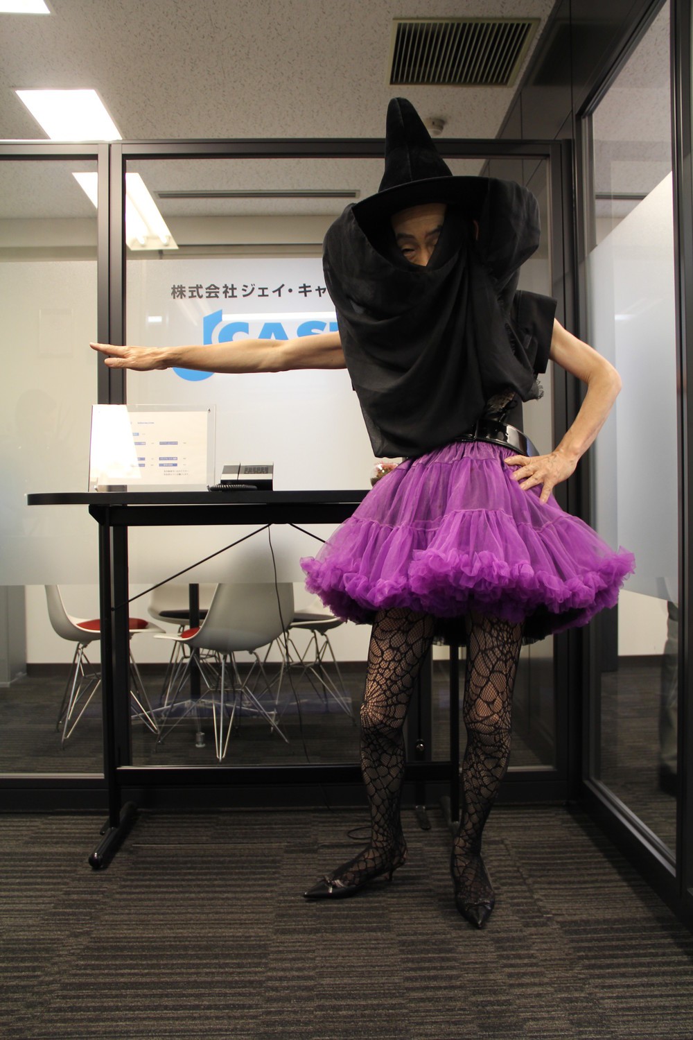 ノリノリでポージングしてくれた