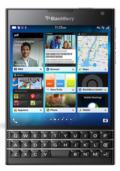 QWERTY配列の物理キーボードを備えたSIMフリースマホ「Blackberry Classic」「Passport」