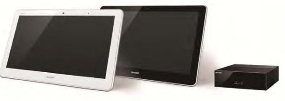 ワイヤレスで家中どこでもテレビ放送を楽しめる　タブレットとチューナーBOXセット「AQUOSファミレド」