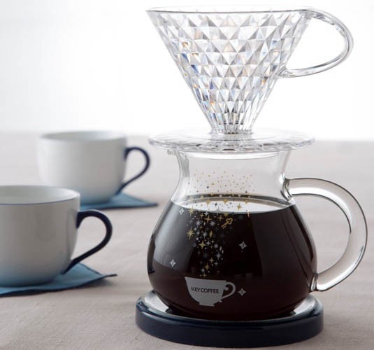 まるで夜空に「鍵」の星座が浮かぶよう　「KEY コーヒーサーバー」数量限定発売