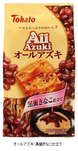 和の味わいの焼き菓子　東ハト「オールアズキ・黒蜜きなこ仕立て」