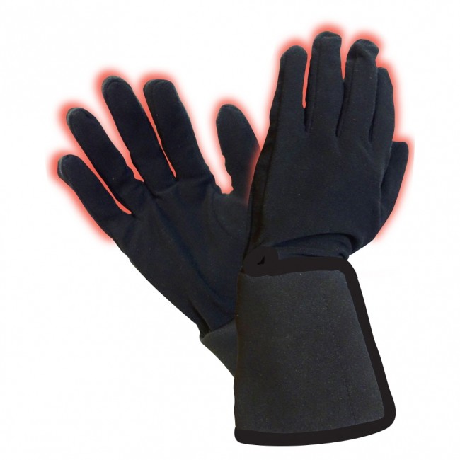 スイッチオンから10秒で暖まるヒーター内蔵薄型手袋　イーバランス「HEAT HANDS」