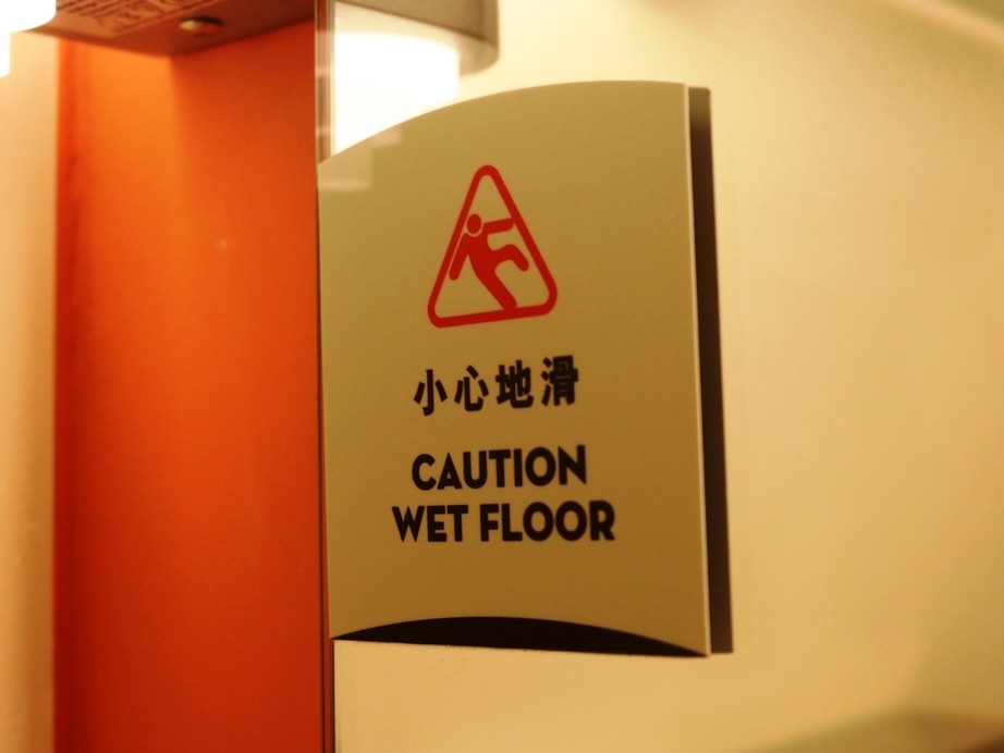 ホテルの洗面所にも