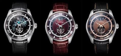 シチズン時計、会津漆を文字板に搭載した最高峰モデル「カンパノラ誕生15周年記念モデル」3種発売