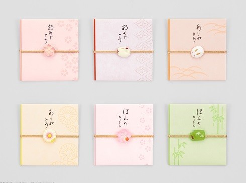 デザインフィル「上菓子」をテーマにした「ぽち袋　和菓子」発売