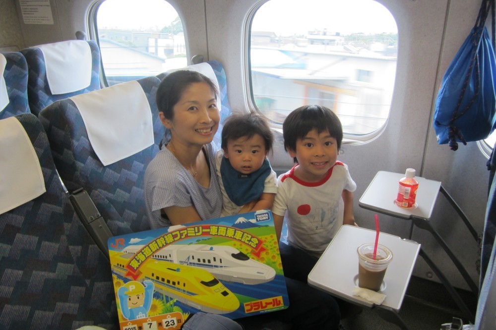 今夏のファミリー車両の様子