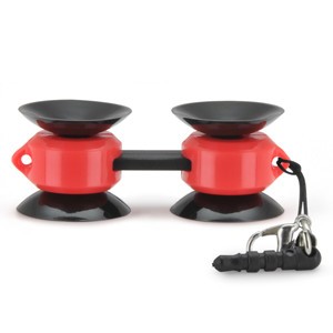 小物やスマホを固定できるダブル吸着盤ホルダー「Q－Q」