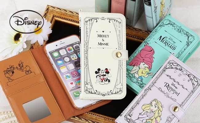 ディズニーの世界広がる...手帳型iPhone6s/6ケース発売