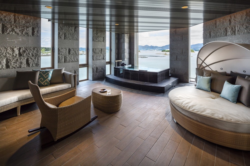 最高クラスの客室「プレジデンシャル　スパ・スイート」