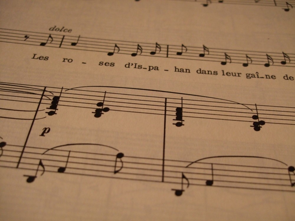フォーレの楽譜はシンプルかつ美しい