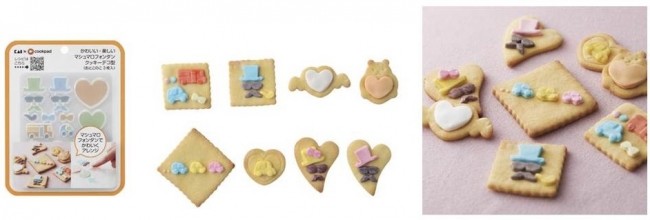 「マシュマロフォンダンクッキーデコ型　おとこのこ」