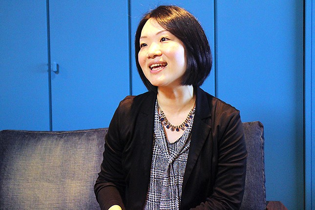 中澤さんは「日本に内装ペイント文化をもっと普及させたい」と意気込む