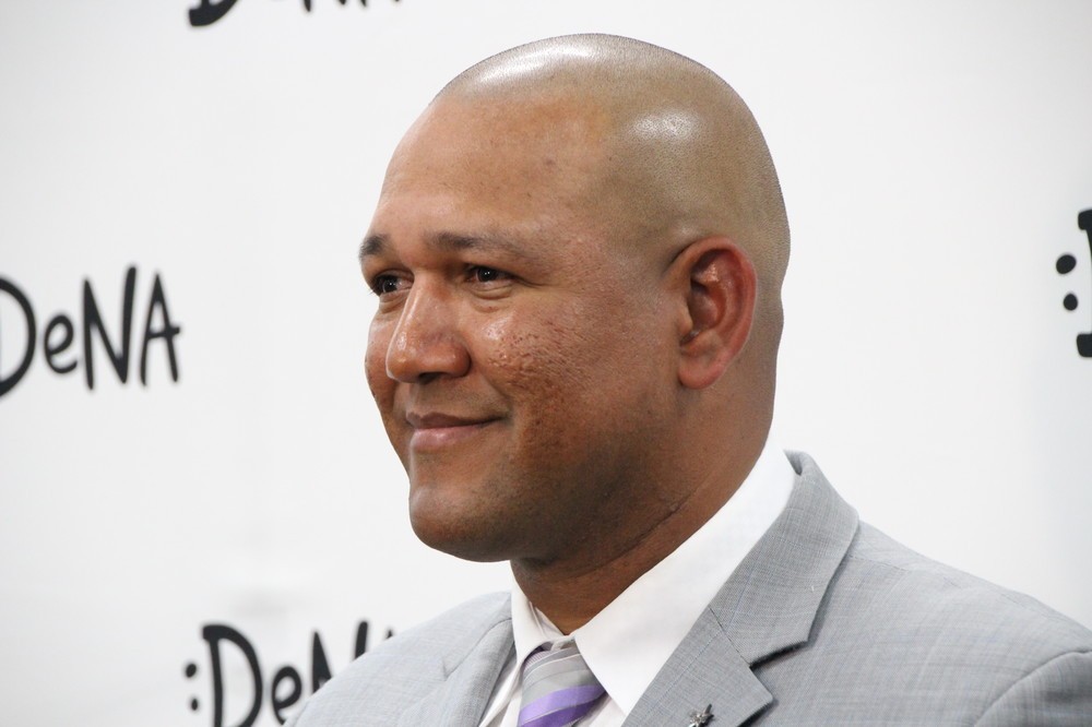 監督業への覚悟を語るラミレス新監督（2015年11月26日撮影）