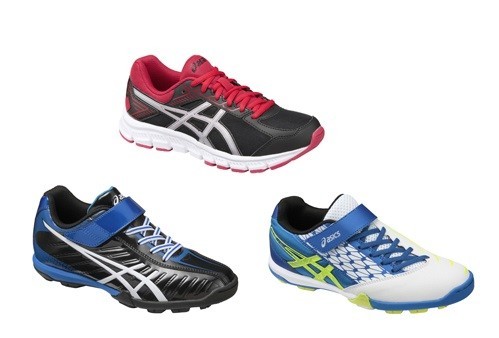 アシックス、通学や外遊びで使える小学生向けシューズ「LAZERBEAM」シリーズの新作発売