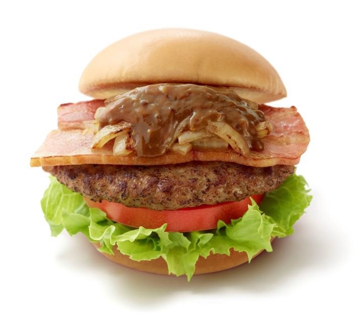 モスバーガー「とびきりハンバーグサンド」に「傑作ベーコン」が登場　スライスチーズ入りも