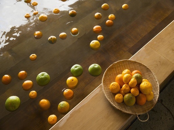 大浴場「明星の湯」の季節湯～シトラス湯～